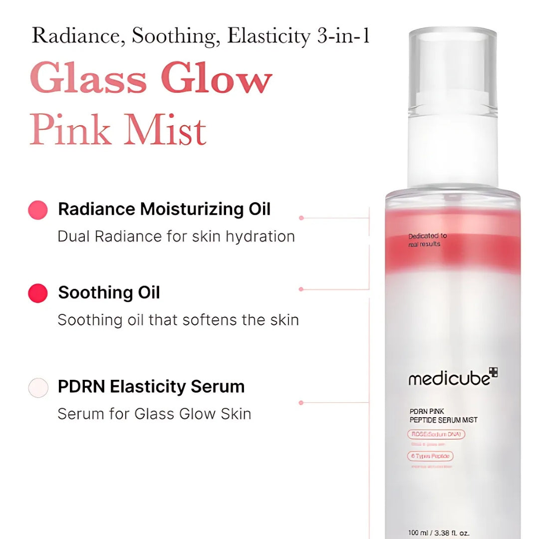 MEDICUBE - PDRN Pink Glutathion Serum Mist 100ml