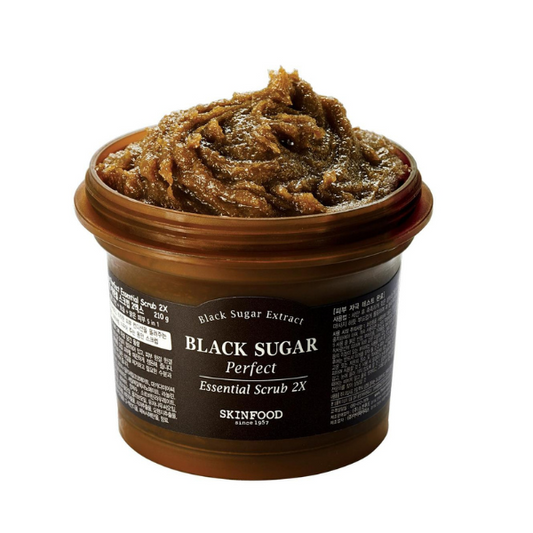 Skinfood - Black Sugar Perfect Essential Scrub 2X , 210gr