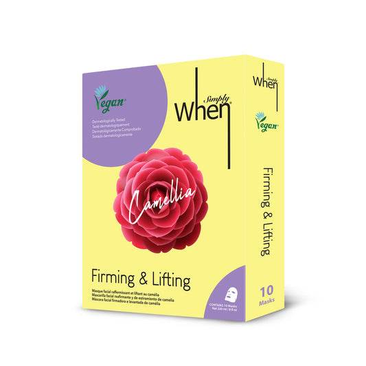 SIMPLY WHEN - Camellia Firming & Lifting Mask Pack 10pcs