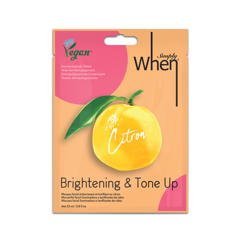SIMPLY WHEN - Citron Bightening & Tone Up Mask