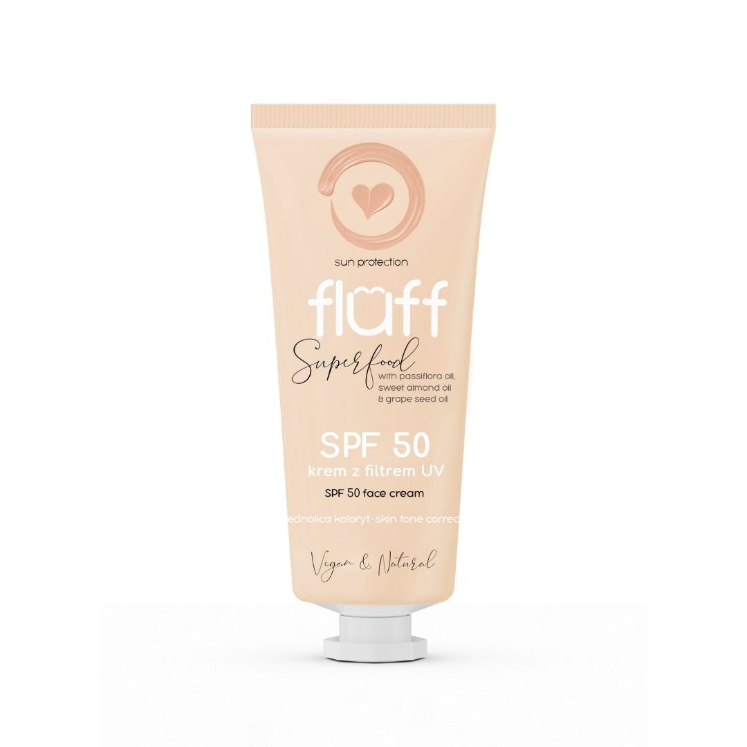 Fluff Skin tone correcting SPF 50 face cream 50ml
