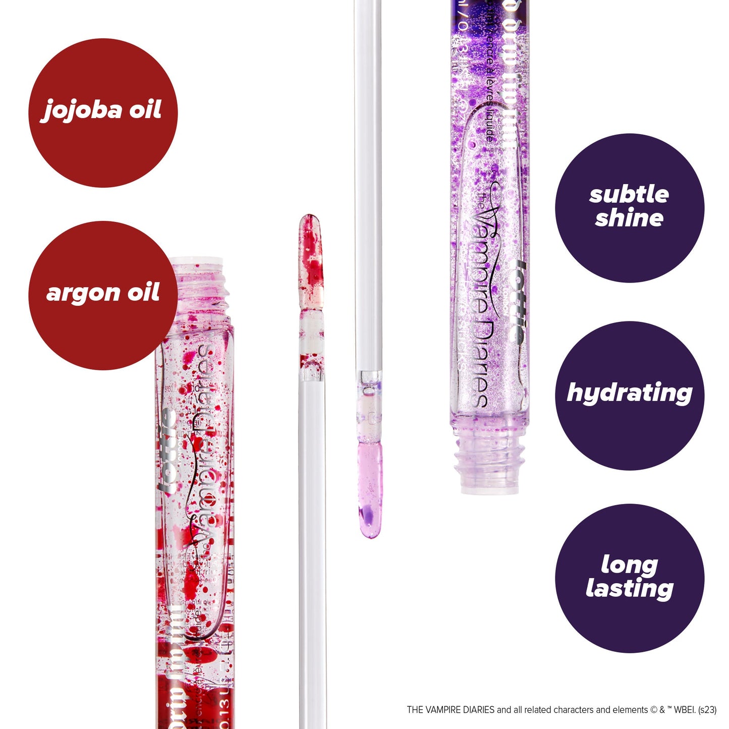 Lottie the vampire diaries x blood drip lip tint
