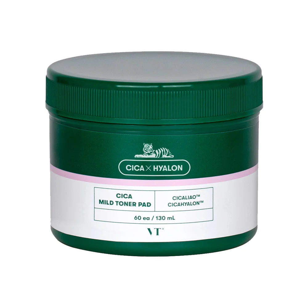VT Cosmetics - Cica Mild Toner Pads 60pcs 130ml