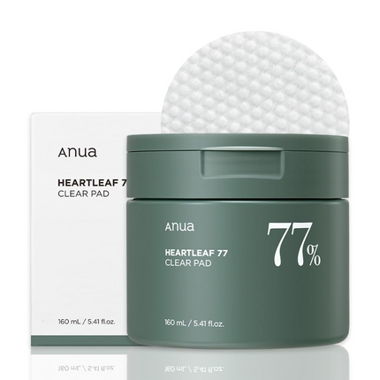 ANUA - Heartleaf 77% Toner Pad - Soothing Toning Pads With Astragalus Extract 70pcs
