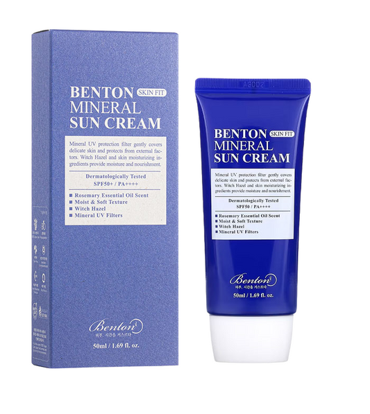 BENTON SKIN FIT MINERAL SUN CREAM SPF50+