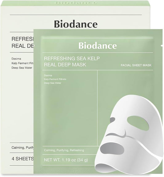 BIODANCE - Refreshing Sea Kelp Real Deep Mask - Soothing and Moisturizing Face Mask