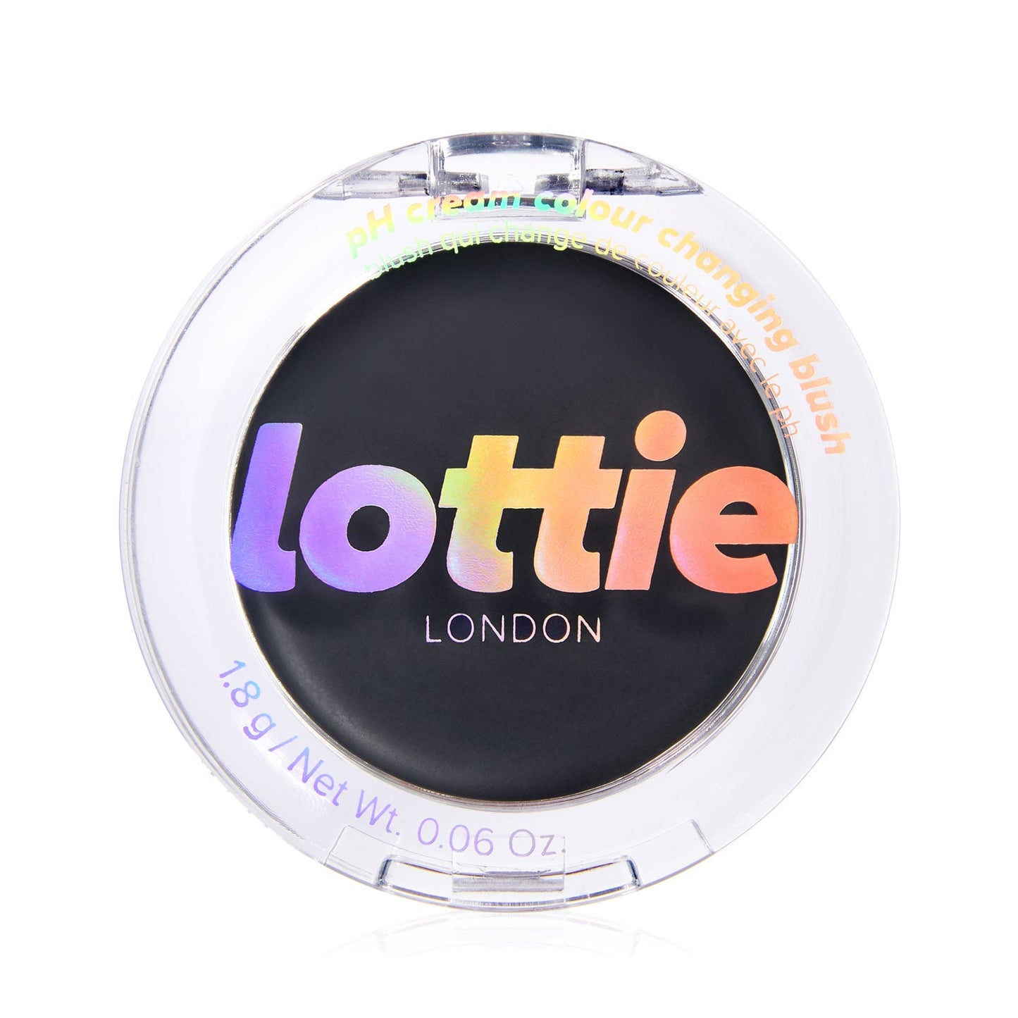 Lottie Colour Changing Cream Blush, Onyx, Black to Berry Pink - 1.8g