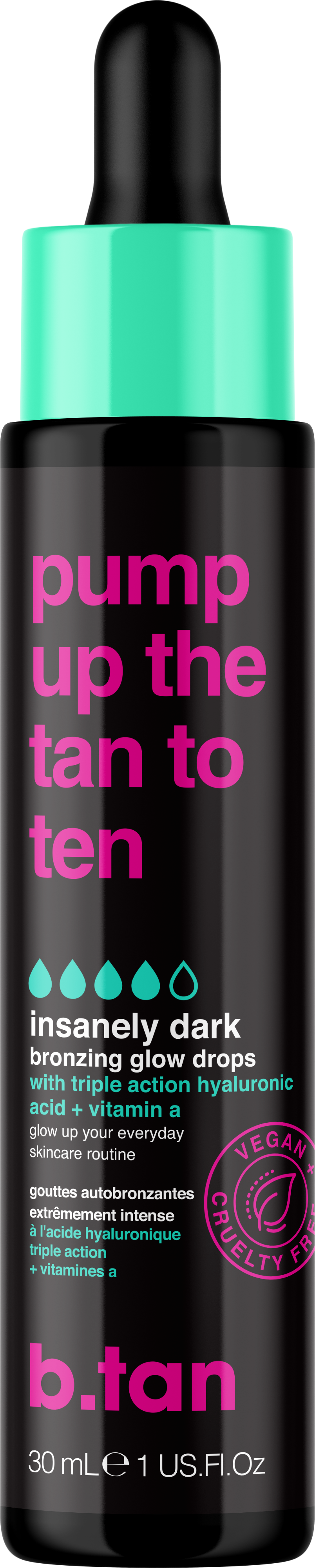 ΒΤΑΝ pump up the tan to ten - tanning glow drops