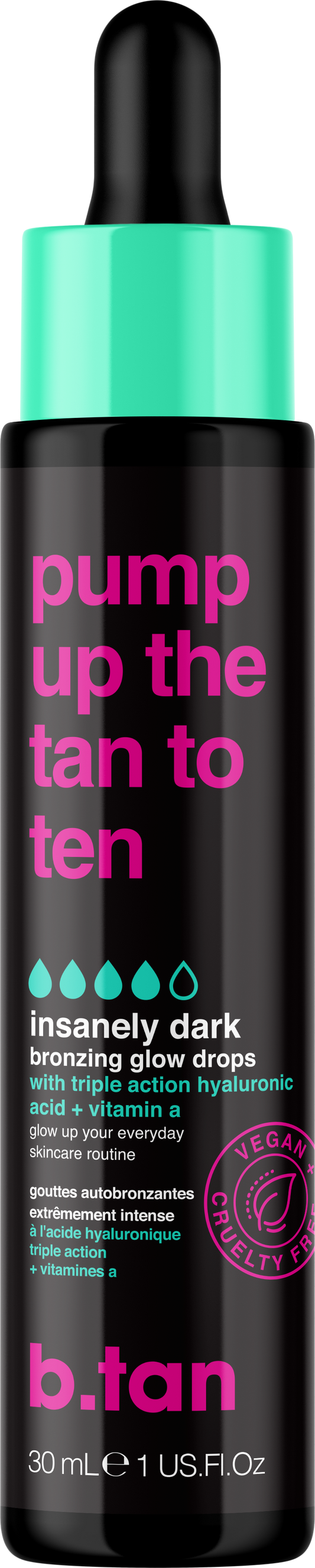 ΒΤΑΝ pump up the tan to ten - tanning glow drops