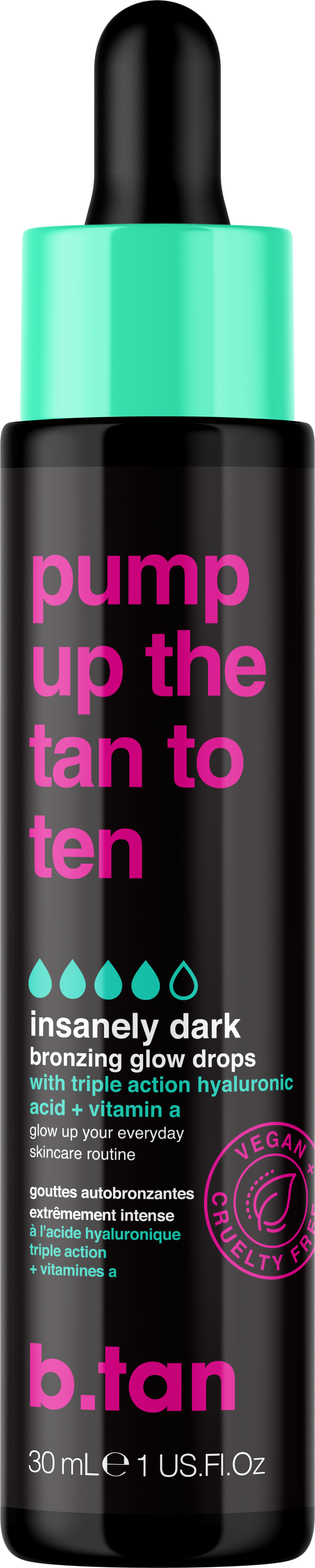 ΒΤΑΝ pump up the tan to ten tanning glow drops Beautygram