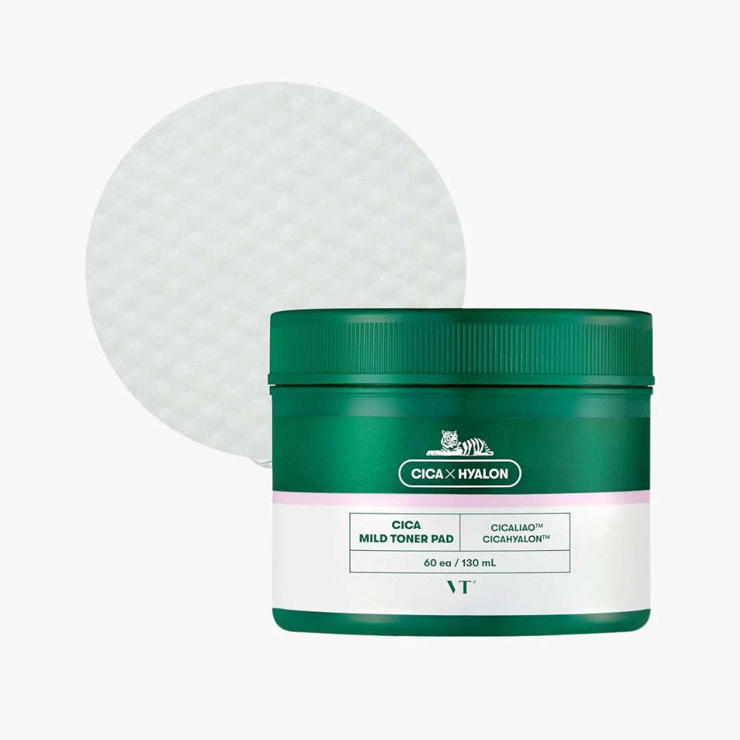 VT Cosmetics - Cica Mild Toner Pads 60pcs 130ml