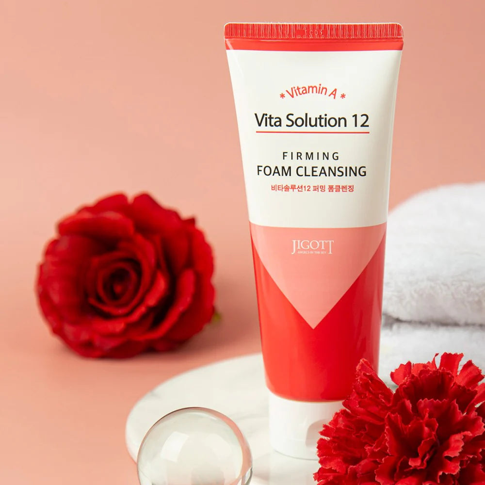 JIGOTT - Vita Solution 12 Firming Foam Cleansing 180ml