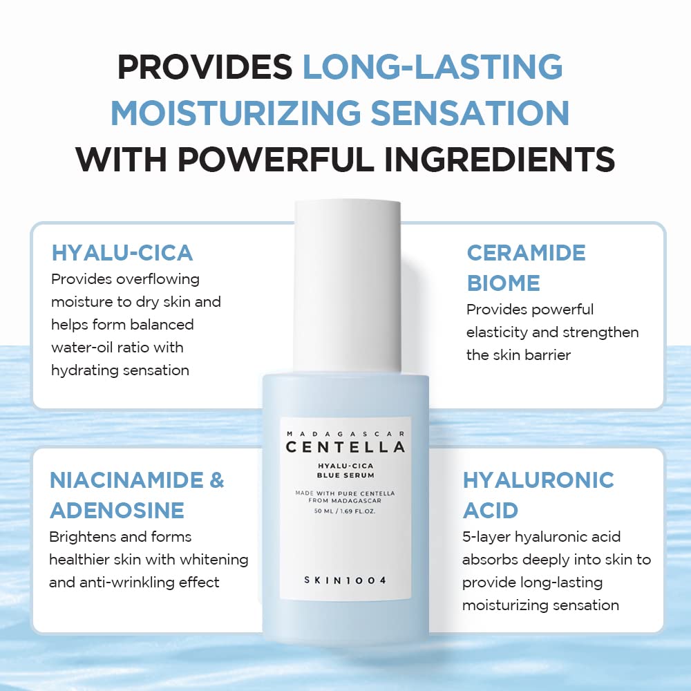 SKIN1004 - Madagascar Centella Hyalu-Cica Blue Serum 50ml