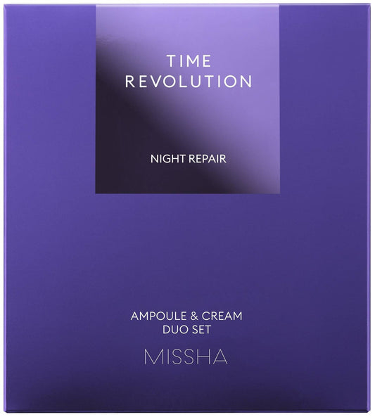 MISSHA - Time Revolution Night Repair Ampoule & Cream Duo Set