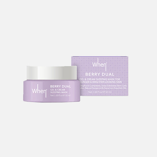 WHEN- Berry Dual Gel & Cream Sleeping Mask 50ml
