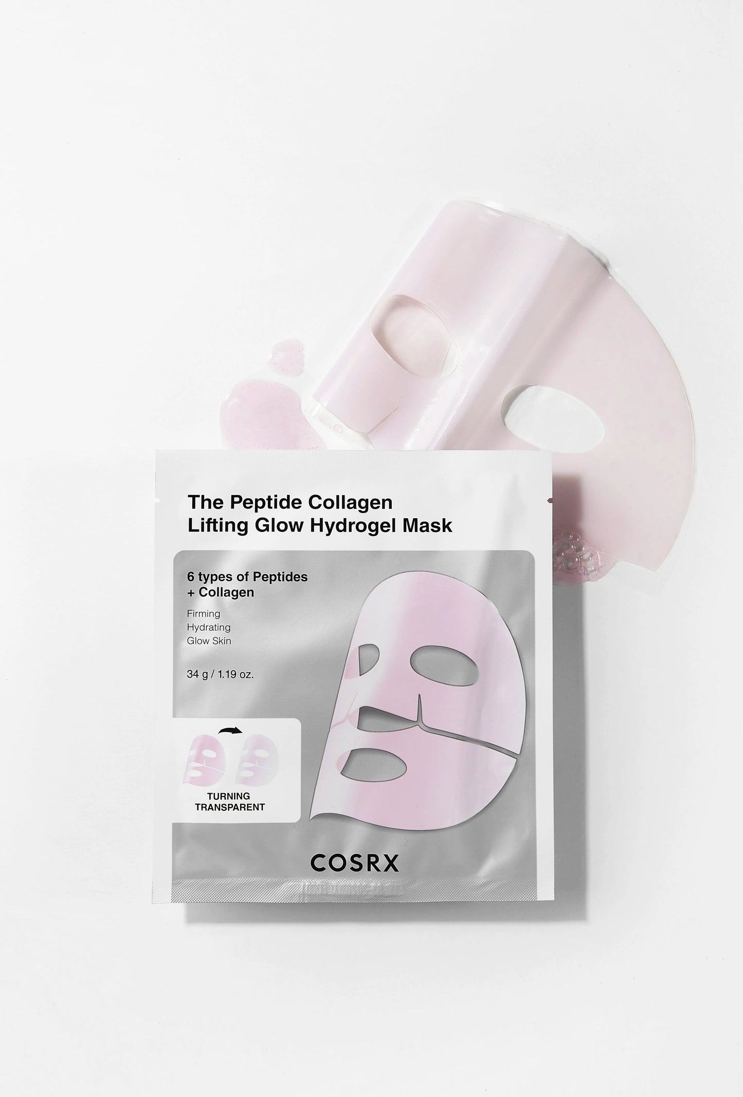 COSRX - The Peptide Collagen Lifting Glow Hydrogel Mask