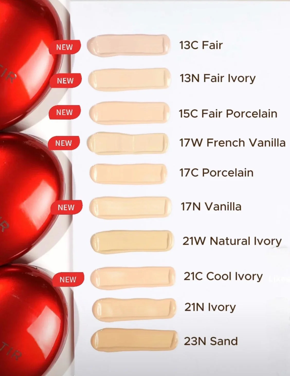 TIRTIR - Mask Fit Red Cushion 17N VANILLA 4.5g