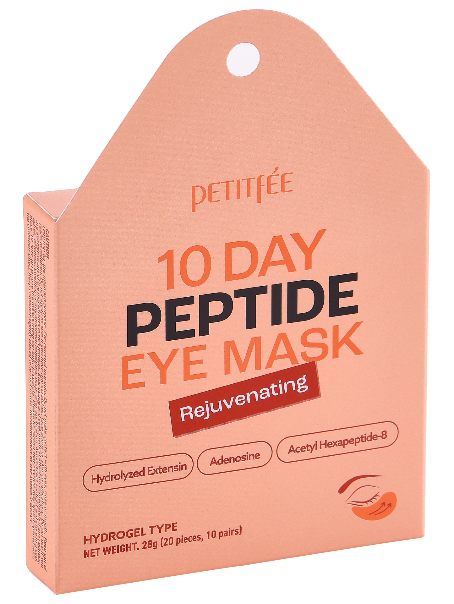 Petitfee 10 Day Peptide Rejuvaneting μάσκα ματιών