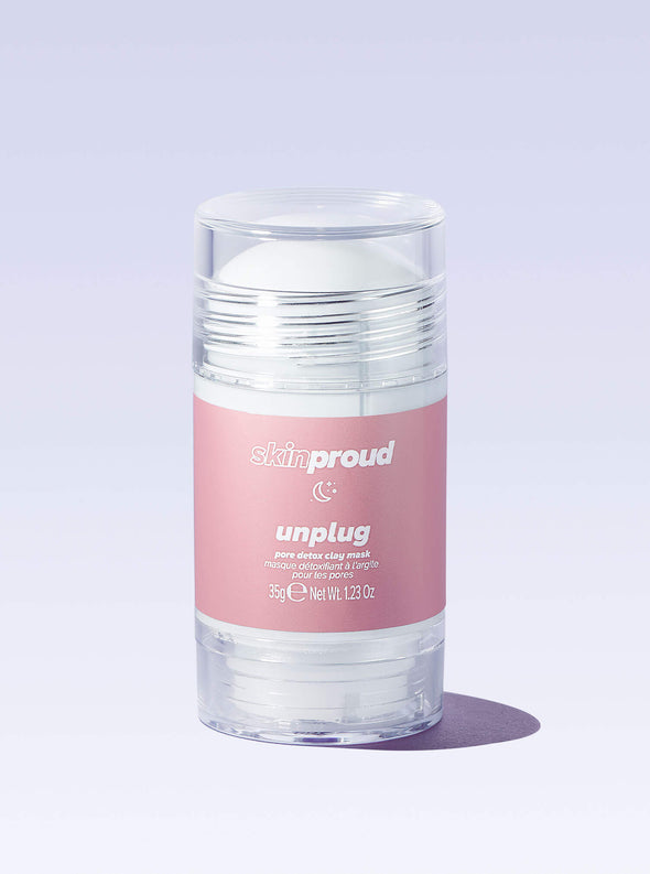 Unplug - white clay mask