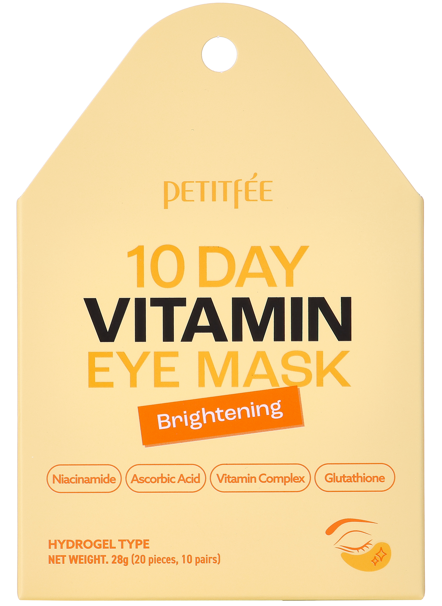 Petitfee 10 Day Vitamin μάσκα ματιών