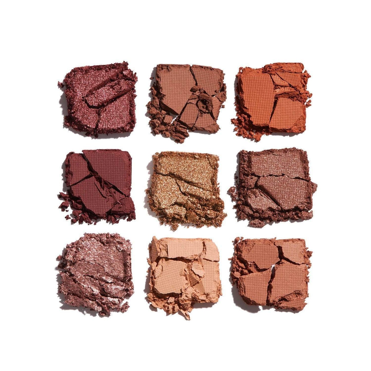 9 Piece Eyeshadow Palette, The Rusts