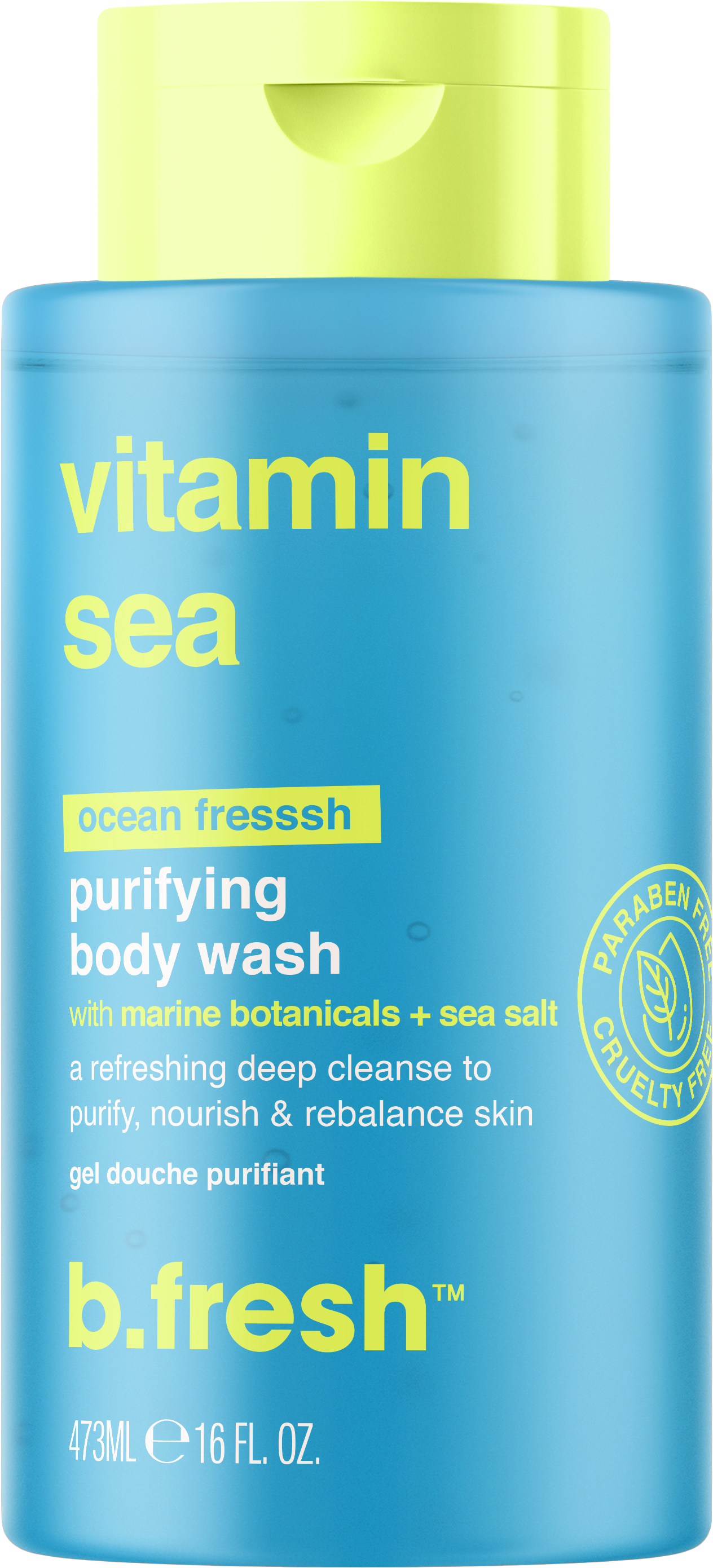 BFRESH - VITAMIN SEA - BODY WASH - 16 FL OZ / 473 ML