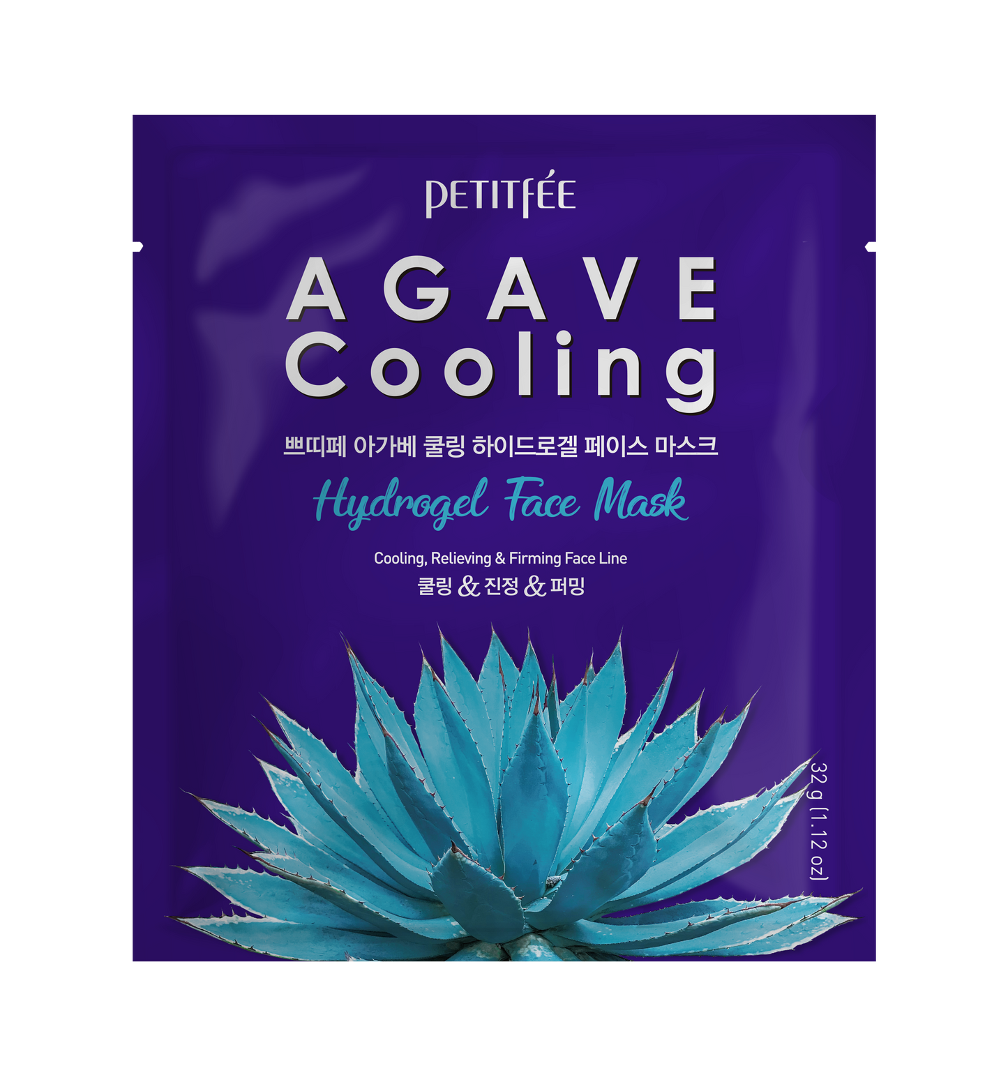 Petitfee Agave cooling face mask pack 5 τμχ